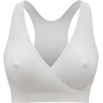 Reggiseno notturno per maternità e allattamento Medela Keep Cool, bianco L