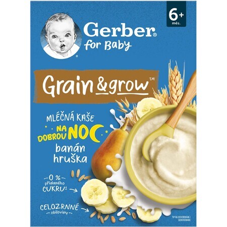 Gerber Overnight Wheat and Oat porridge with banana and pear 200 g