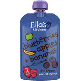 Pommes, canneberges et bananes bio d'Ella's Kitchen 120 g