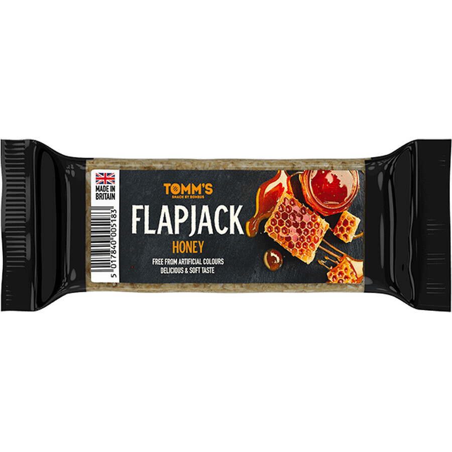 Tomm's Flapjack Honing: honing apenkoekjes 100 g