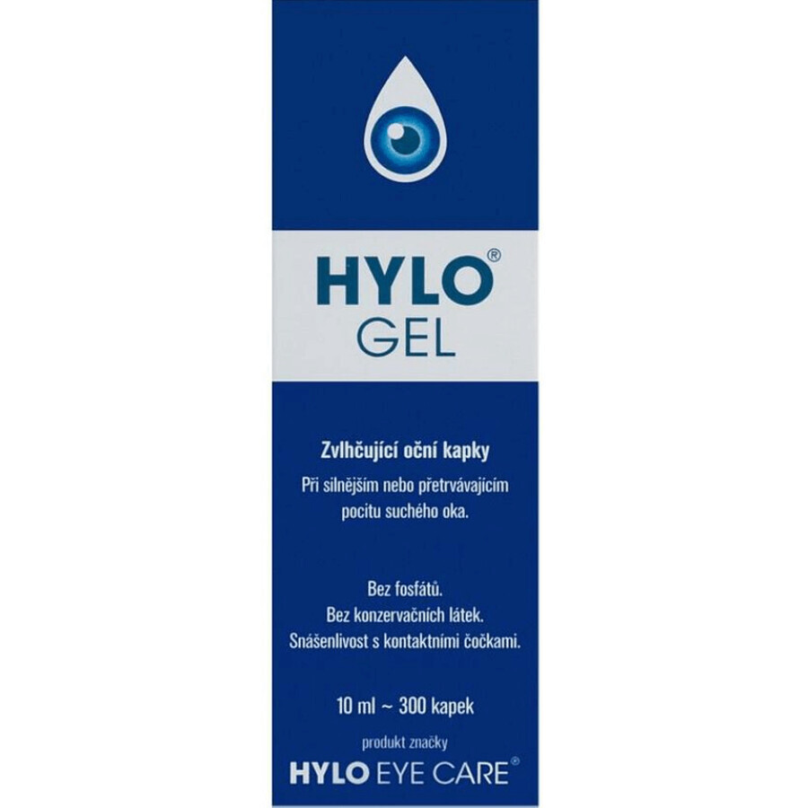 Hylo Eye Care Hylo Gel Oogdruppels om vermoeide ogen te verfrissen 10 ml