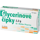 Dr.Muller Glycer.zetpillen 2,2g 12 stuks