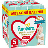 Pampers Premium Care Nappies, mărimea 5, 12kg-17kg 102 buc