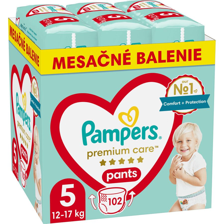 Couches Pampers Premium Care, taille 5, 12kg-17kg 102 pcs