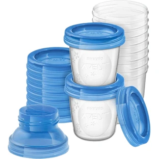 Tacki Philips Avent VIA z adapterem 10 x 180 ml