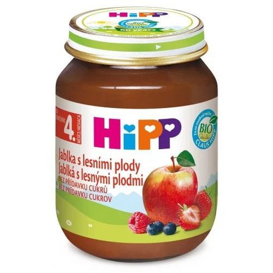 HiPP Snack alla frutta con mela e frutti di bosco, 125 g