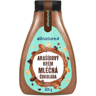 Allnature Peanut cream with milk chocolate 260 g