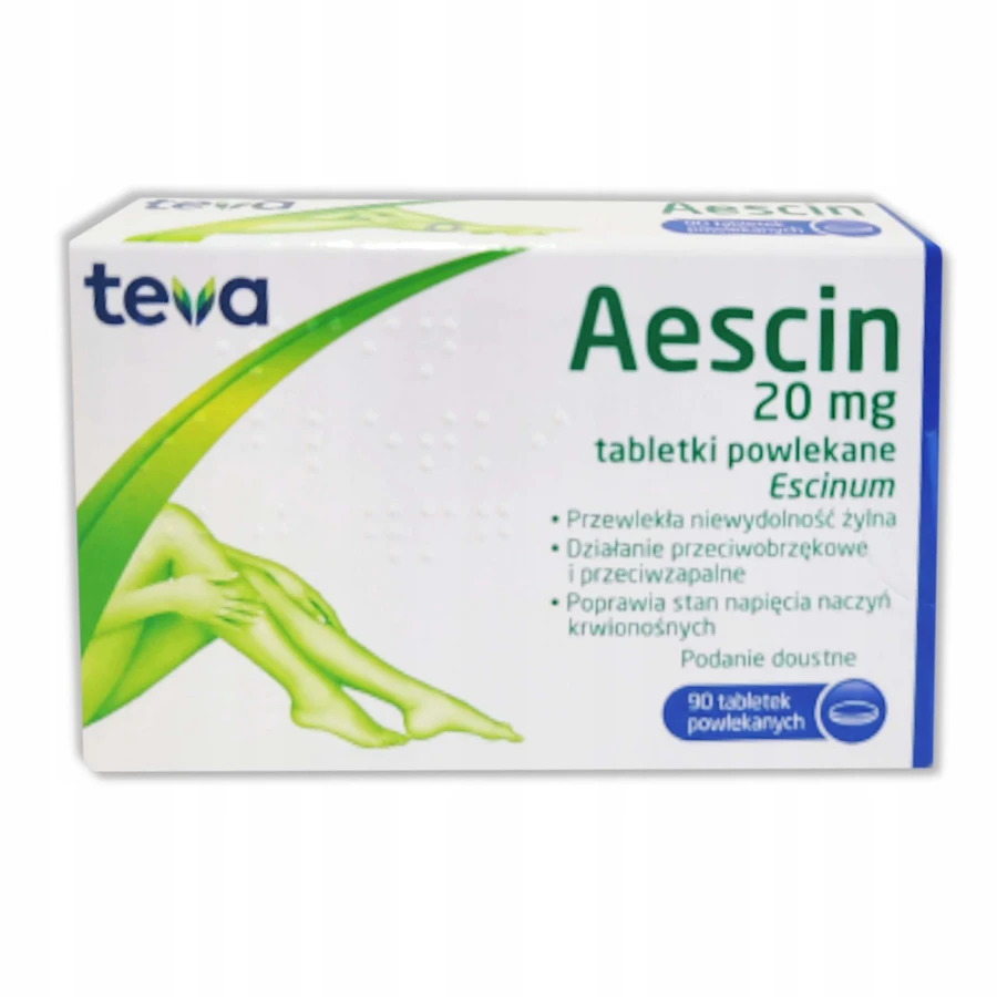 Aescin 20 mg 90 comprimidos, Teva