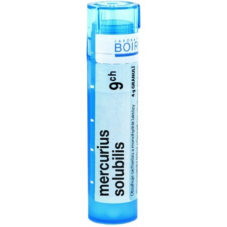 Boiron Mercurius Solubilis CH9 granule 4 g