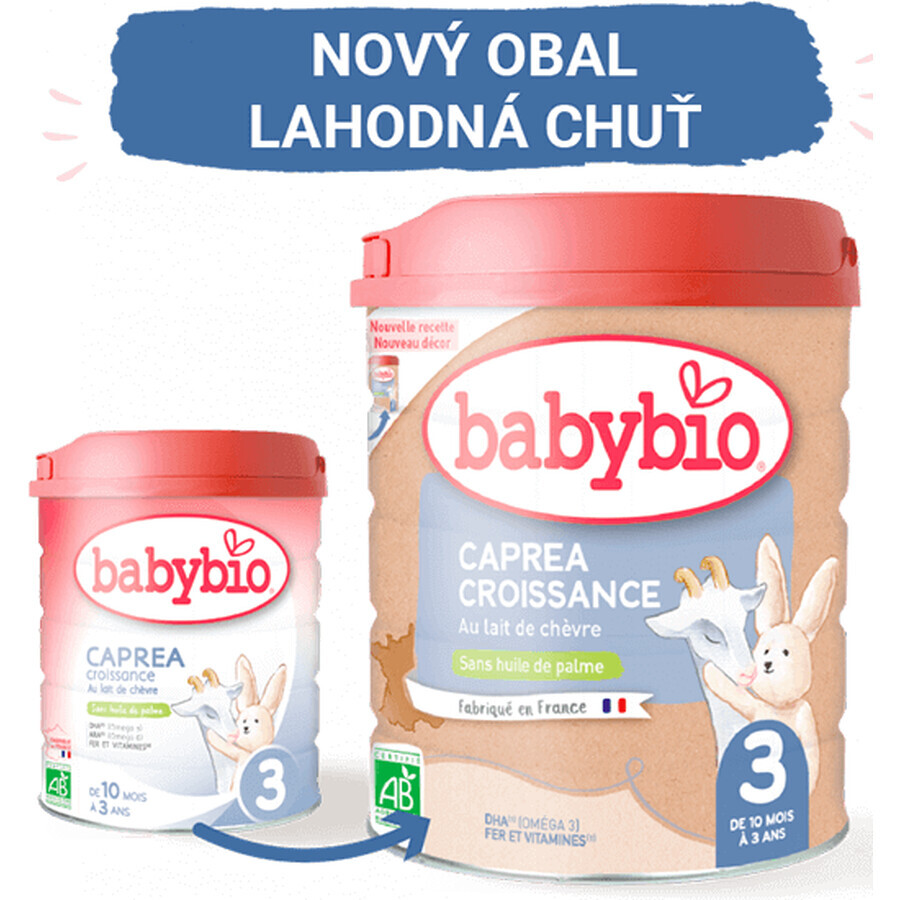 Babybio Lait de chèvre bio pour nourrissons Caprea 3 800 g