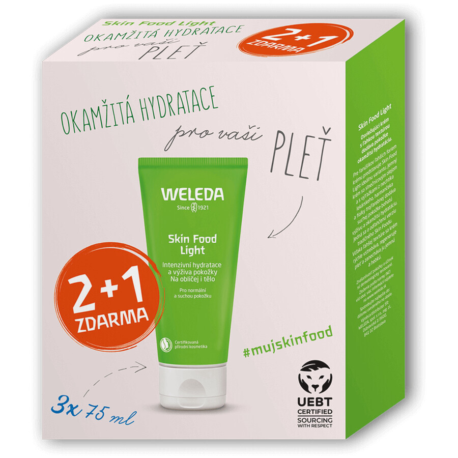 Weleda Skin Food Light Multipack 2+1 3 x 75 ml