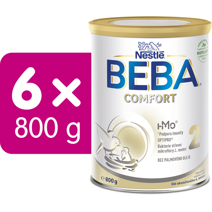 Nestlé Beba NESTLÉ Beba Comfort 2 HMO 6 x 800g