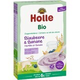 Bouillie d'avoine biologique Holle au lait de chèvre, myrtilles et banane 200 g