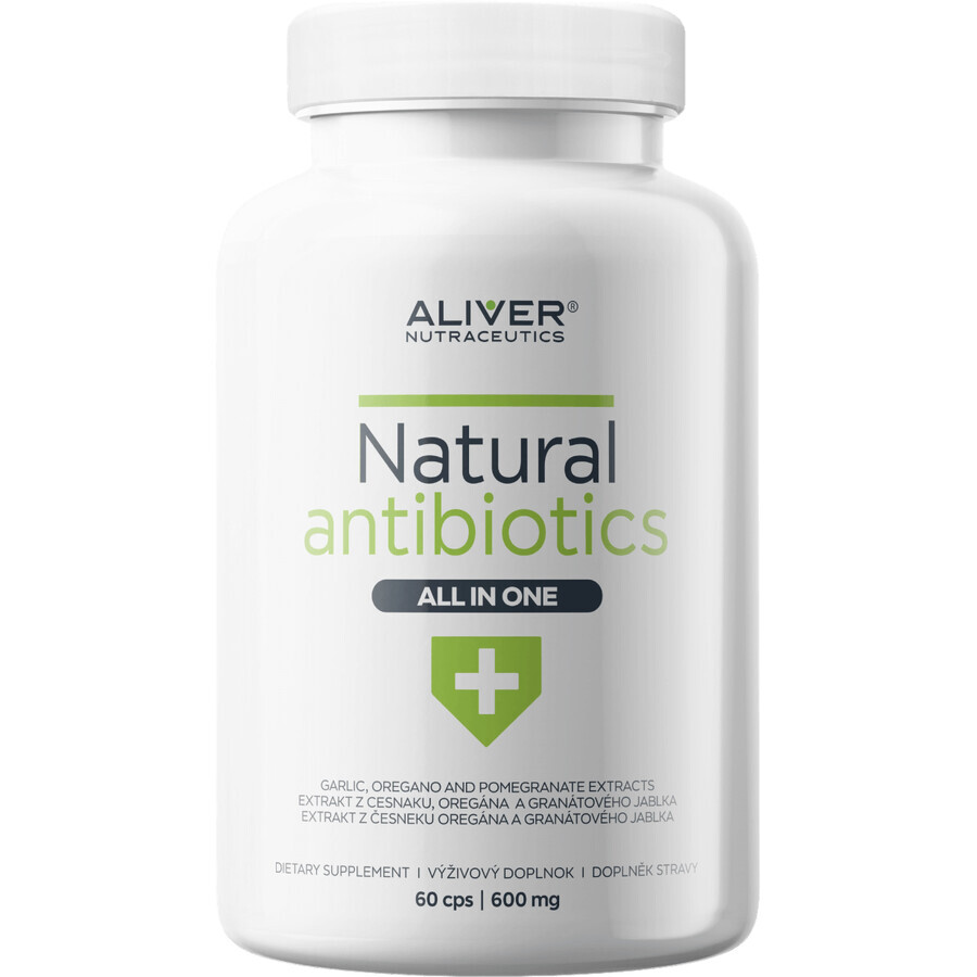 Aliver Nutraceutics Antibiotice naturale, antibiotic natural 60 capsule