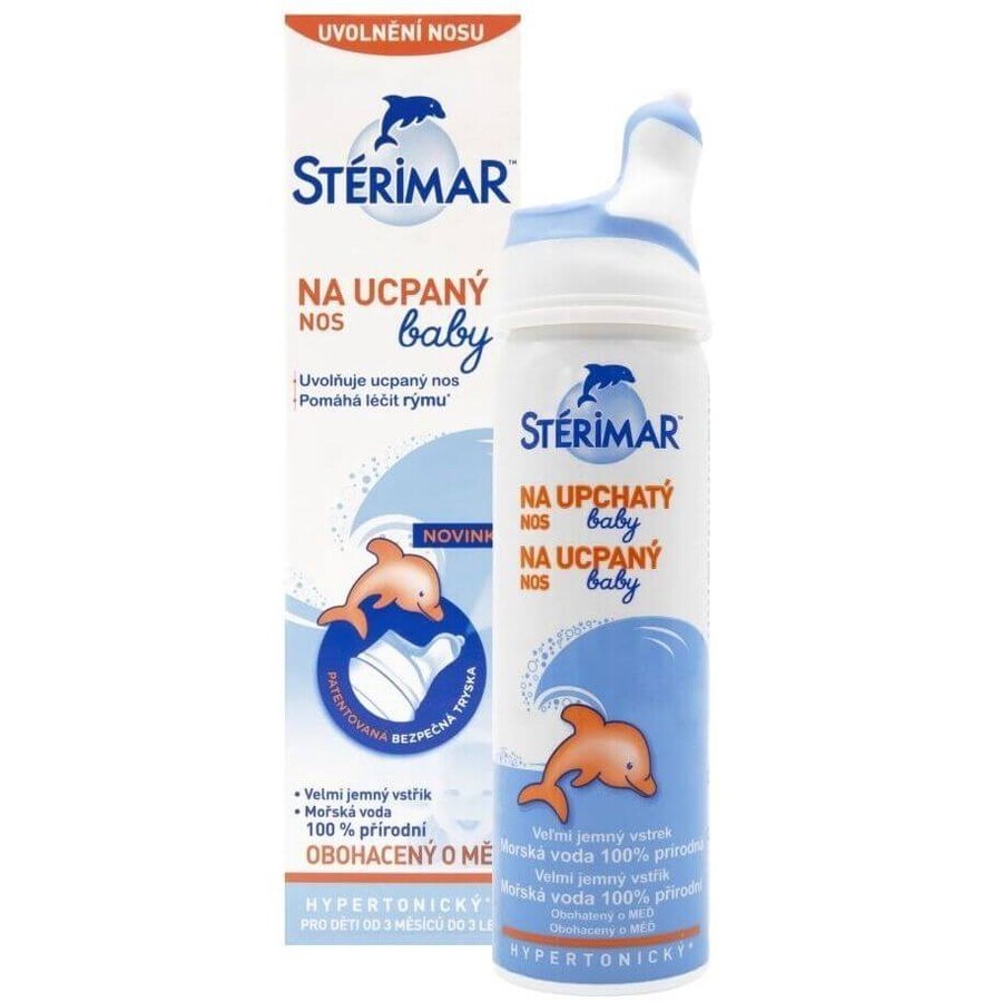 Sterimar baby Voor verstopte neus - zeewater neusspray voor baby's vanaf 3 maanden, 50 ml