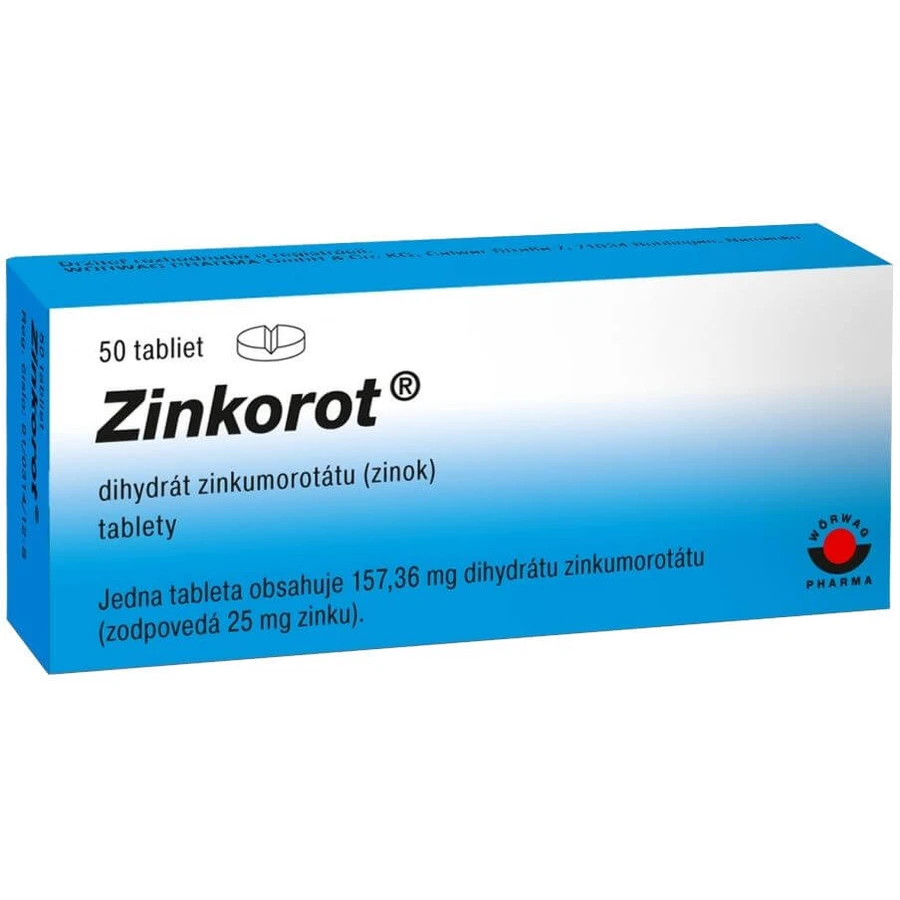 Zinkorot 25 mg 50 Tabletten