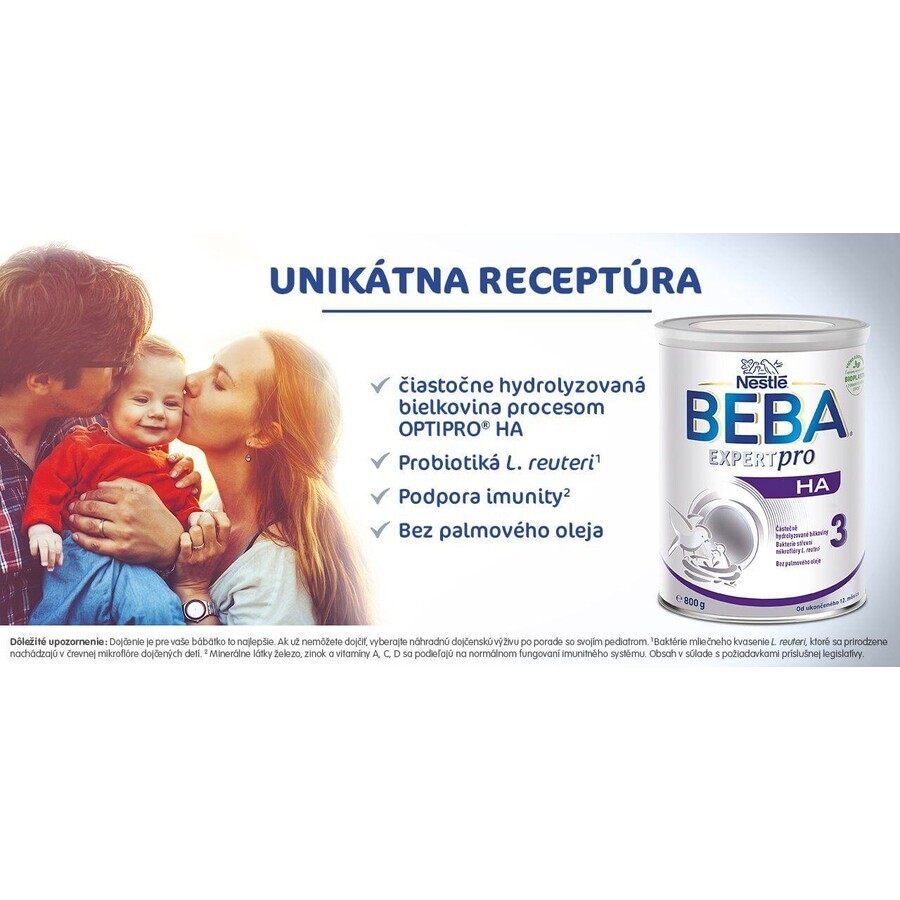 Nestlé Beba ExpertPro HA 3 Lait pour tout-petits 800 g