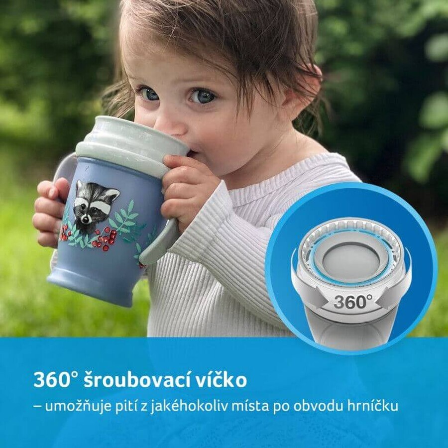 LOVI Mug 360 Wild soul 9m+ băiat 250 ml