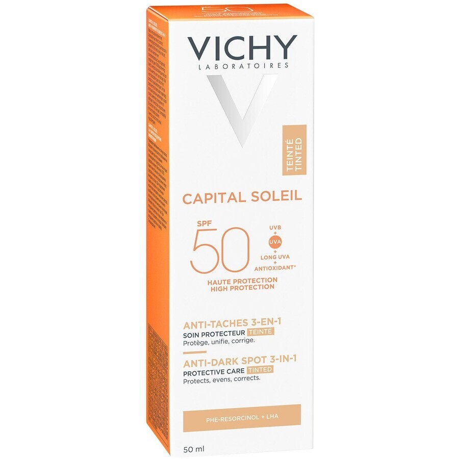 Vichy Capital Soleil ANTI-BLACK SUNBURN SPF 50+ R18 crema 50 ml