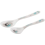 Canpol baby's Melamine lepeltjes Exotische dieren grijs 2 stuks
