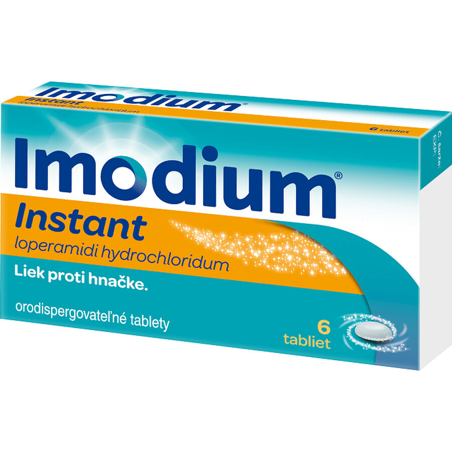 Imodium Instant 2 mg orodispergeerbare tabletten, 6 tabletten