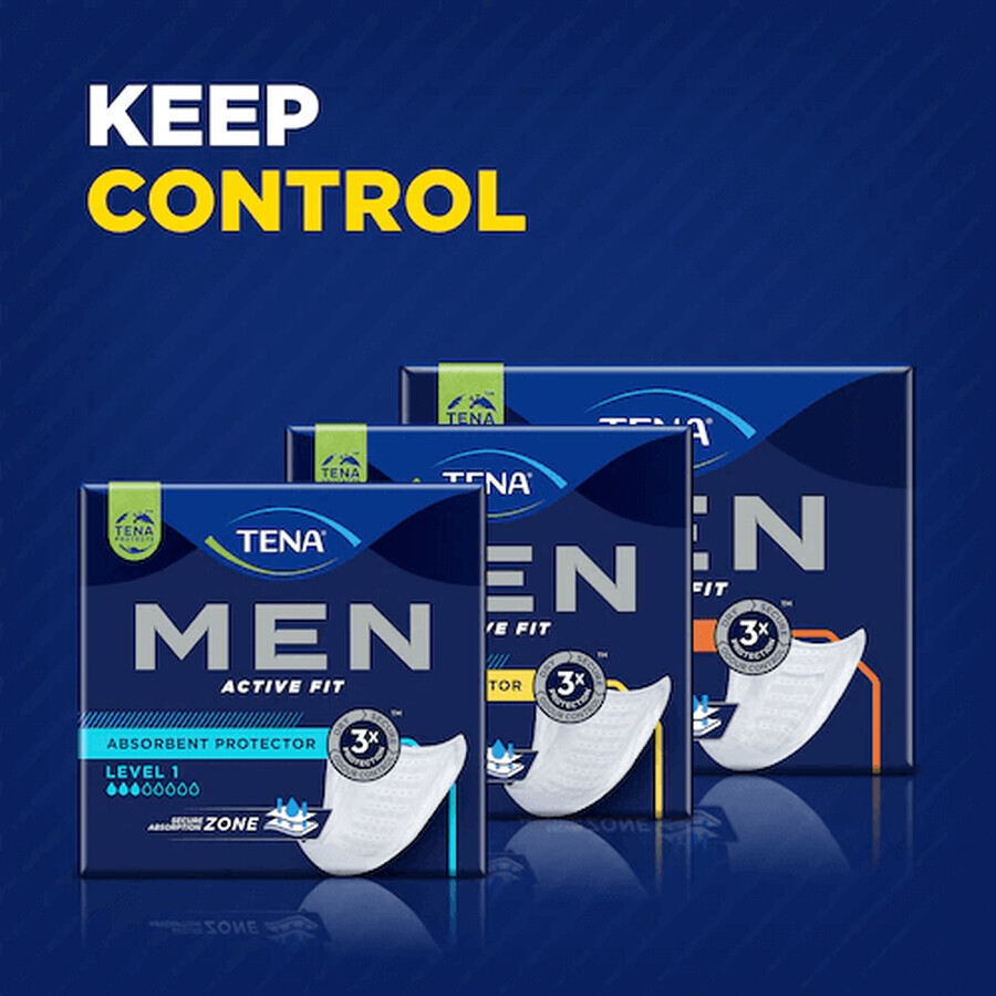 Tena Men Level 2 incontinence pads for men 20 pcs