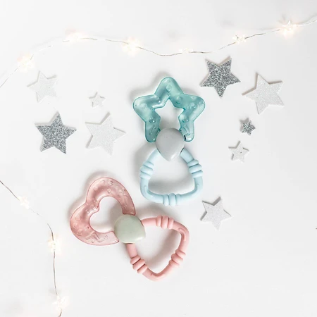 Canpol baby odświeżający gryzak z grzechotką magiczna różdżka - różowy: ceny i cechy
