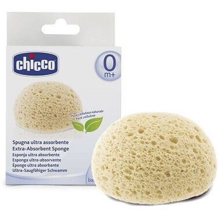 Chicco Baby Spugna da bagno, super assorbente