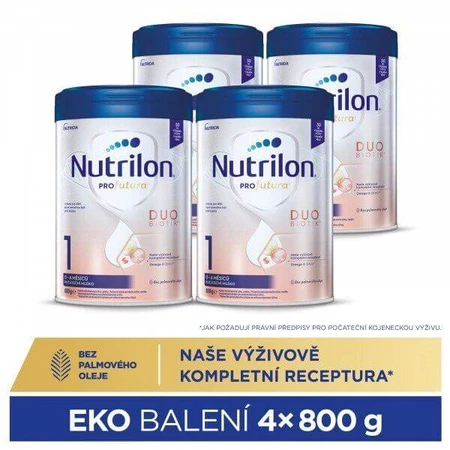 Nutrilon Profutura Duobiotik 1 volledige zuigelingenvoeding 4 x 800 g