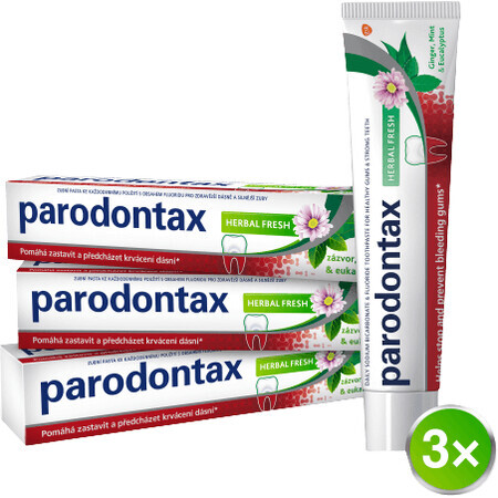 Parodontax Verse Kruidentandpasta 3 x 75 ml