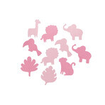 MoMi ZAWI 16-delige roze foam puzzel speelmat