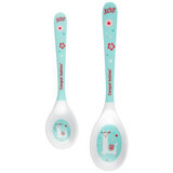 Canpol babies Melamine spoons Exotic animals turquoise 2 pieces