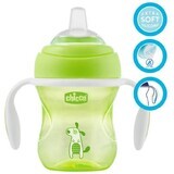 Chicco CHICCO Transition Learning Mug con manici 200 ml verde 4 m+ 200 ml