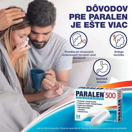 Paralen 500 mg 24 tabletten
