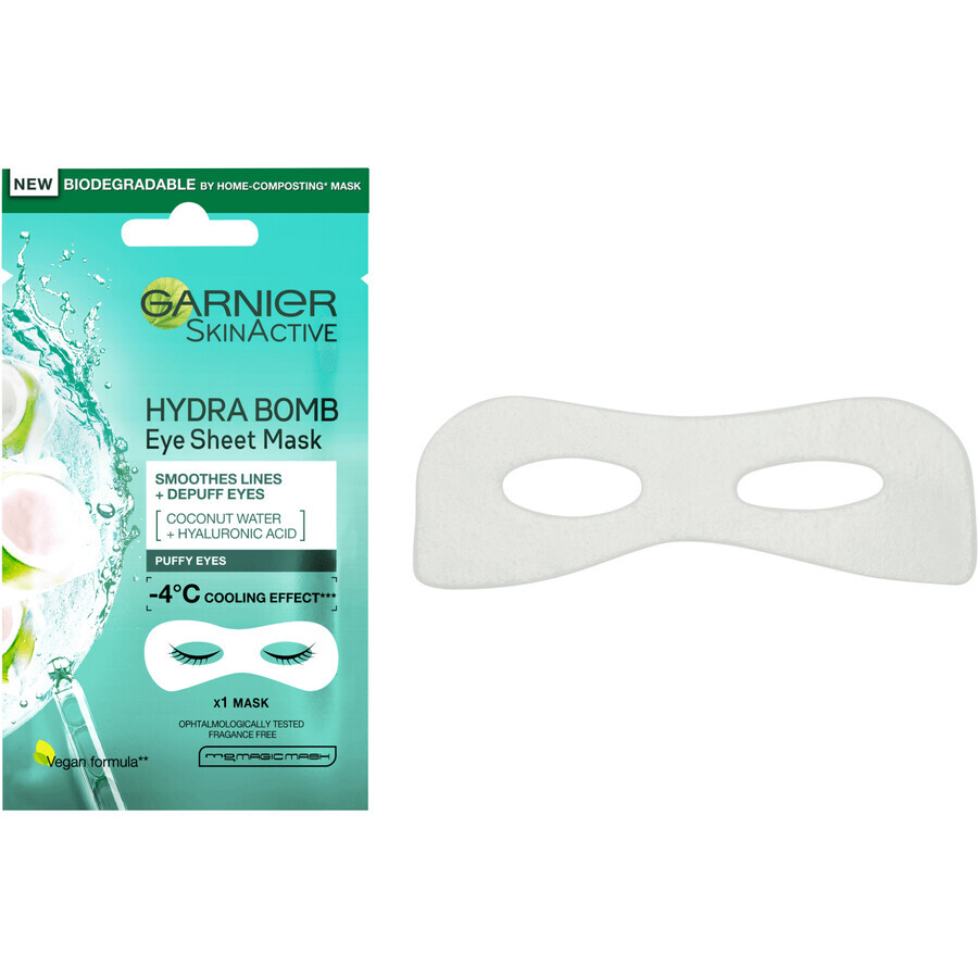 Garnier Skin Naturals Gladmakend Oogmasker 6 g