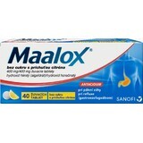 Maalox suikervrij met citroen kauwtabletten 40 tabletten