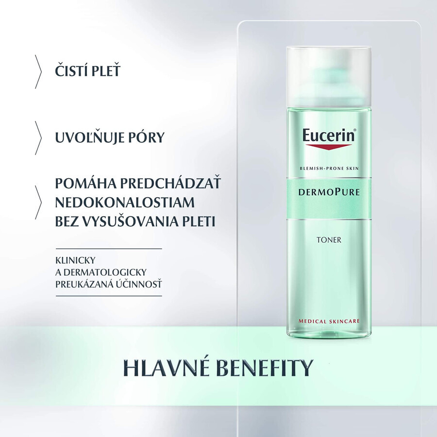 Eucerin DERMOPURE Loțiune de curățare pentru pielea cu probleme 200 ml