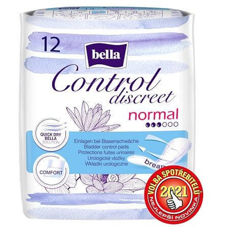 Bella Control Discreet Normal Urological Pads 12 pcs