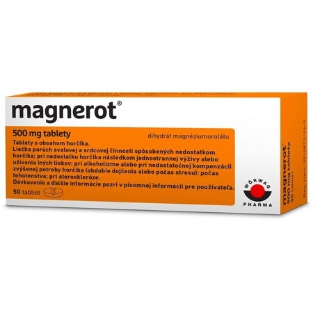 Magnerot Magnesium nitrate 50 tablets