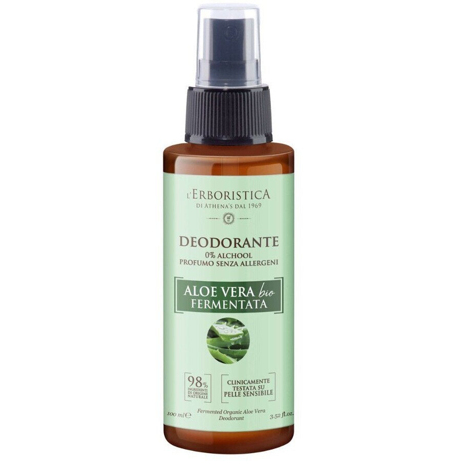 Herboristica Deodorant with aloe vera juice alcohol-free for sensitive skin 100 ml