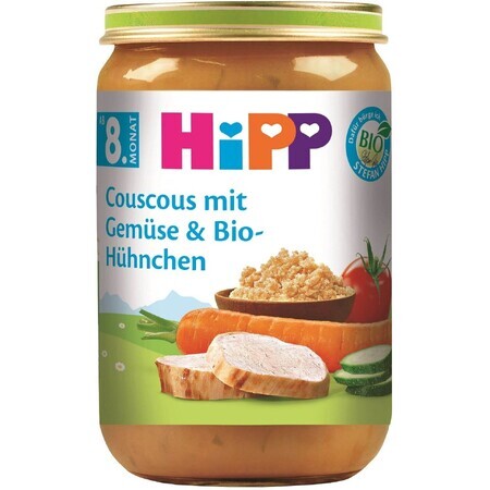 HiPP Couscous biologico con verdure e pollo 220 g