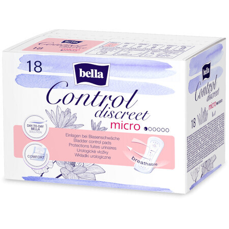 Bella Control Discreet micro urologische tampons 18 stuks