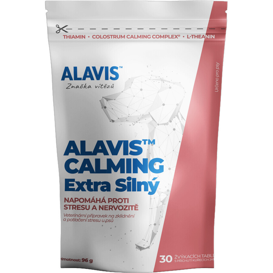 Alavis CALMING EXTRA STRONG comprimés souples pour chiens et chats 30 pièces