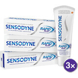 Sensodyne Tandpasta voor gevoelige tanden Rapid 3 x 75 ml