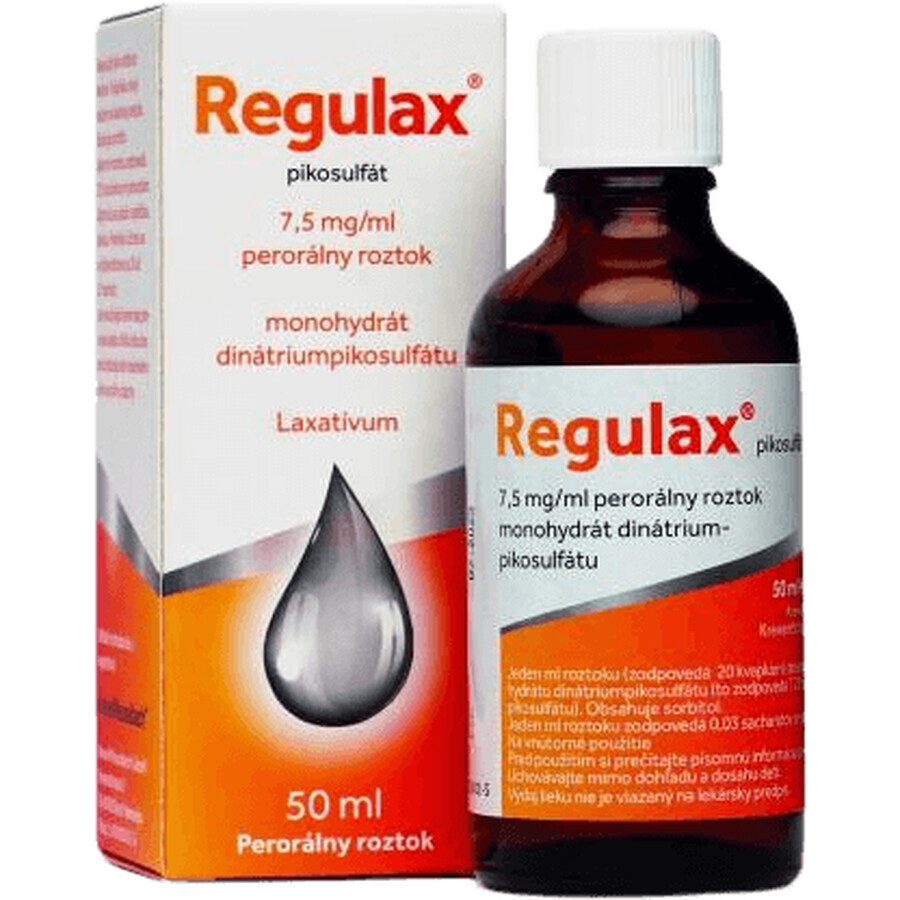 Regulax picosulfaat orale oplossing 50 ml