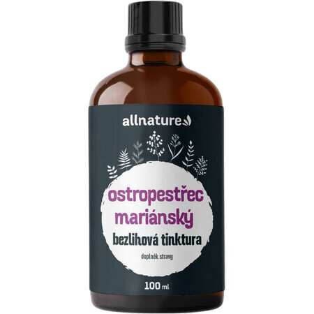 Allnature milk thistle tincture 100 ml