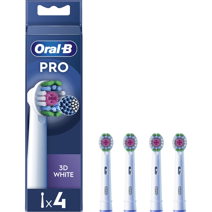 Oral-B Pro 3D White capete de schimb 4 buc