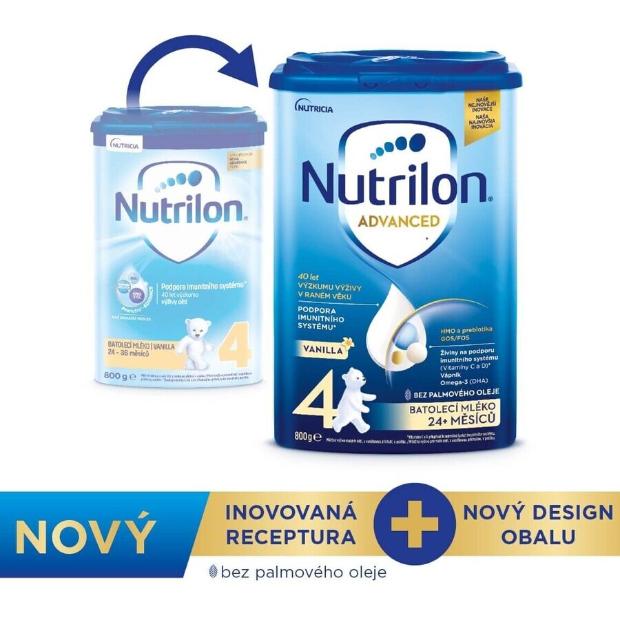 Nutrilon 4 Advanced Toddler Vanille Milchpulver 800 g