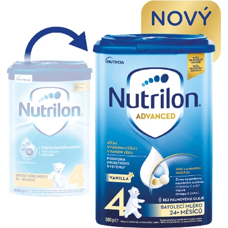 Nutrilon 4 Advanced Toddler mleko waniliowe w proszku 800 g: ceny i cechy