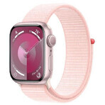 Apple Watch Series 9 GPS Carcasa de aluminio de 41 mm con correa deportiva, rosa